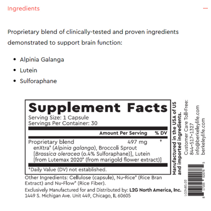 Berkeley Life Cognitive Support