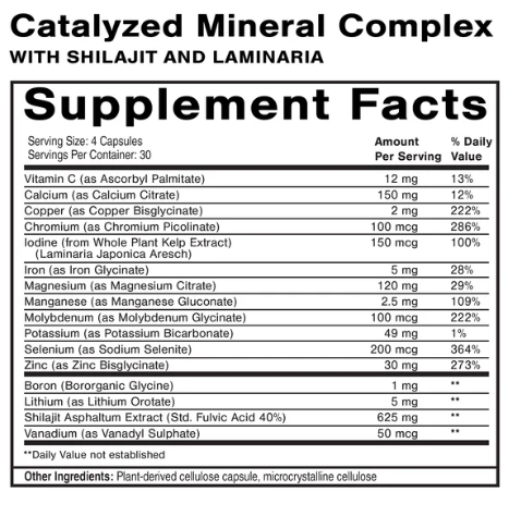 Quicksilver Catalyzed Mineral Complex