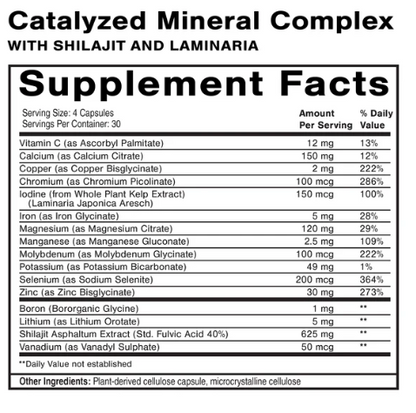Quicksilver Catalyzed Mineral Complex