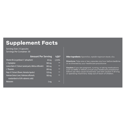 GoodNight Supplement Facts