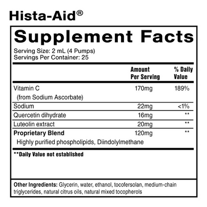 Quicksilver Scientific Hista-Aid - 50mL