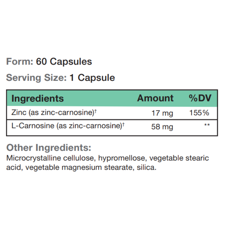 Zinc Carnosine